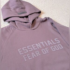 NEW Essentials Fear of God Plum Hoodie